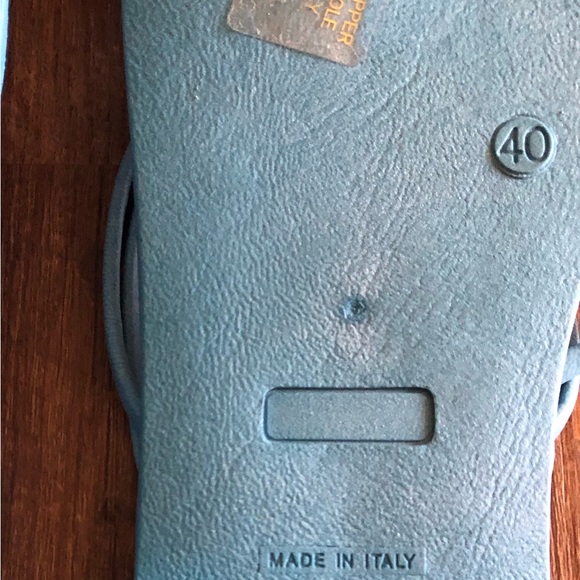 Ilaria Sartori Made In Italy Light Blue Strap Sandals Size 9, 40 - Picture 7 of 7